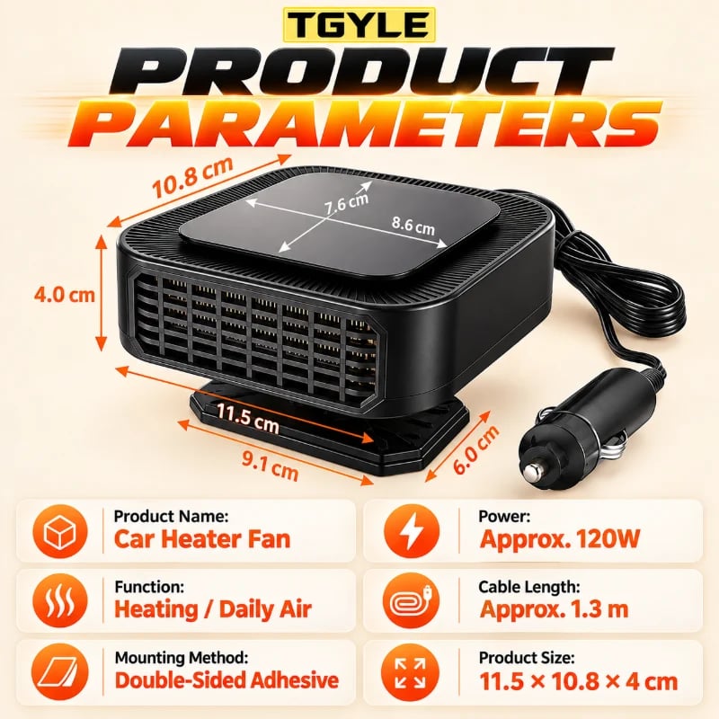 🥶🚗 Foggy Windshield? Meet Your Winter Car Essential! 🔥