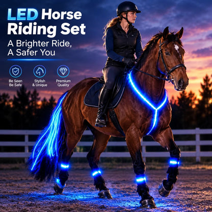 🐎Light-up Horse-riding Set – Glowing Fun for Little Riders! ✨