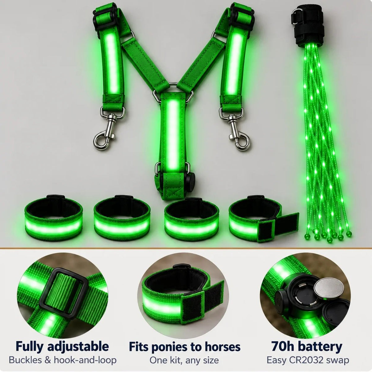 🐎Light-up Horse-riding Set – Glowing Fun for Little Riders! ✨