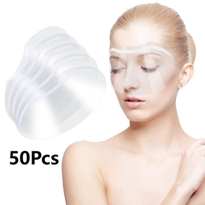🚿 The Ultimate Shower Face Shield | Waterproof Visor for Lashes & Haircuts (50 Pcs)