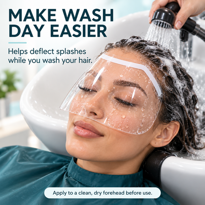 🚿 The Ultimate Shower Face Shield | Waterproof Visor for Lashes & Haircuts (50 Pcs)