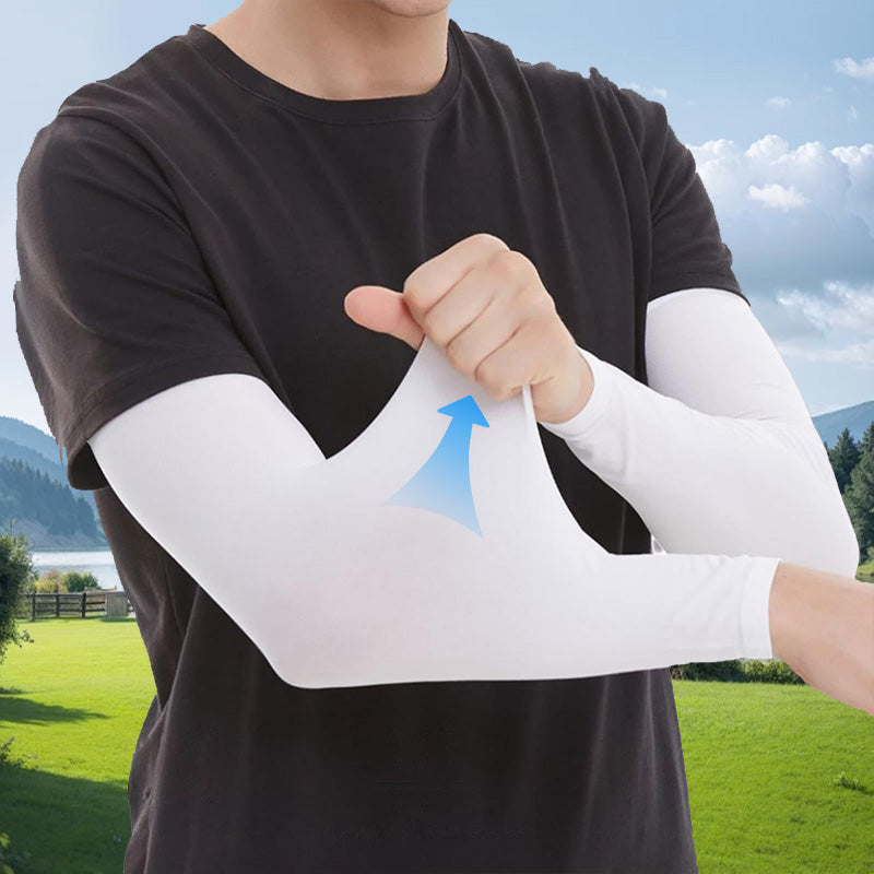 ☀️ BUY MORE SAVE MORE 🎁 Sporty Cooling Compression Sleeves with UV Protection – Cool, Protective, and Perfect for Outdoor Sports 🏃‍♂️