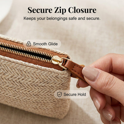 🔥LAST DAY 50% OFF - Women's Woven Straw Shoulder Clutch Bag👜