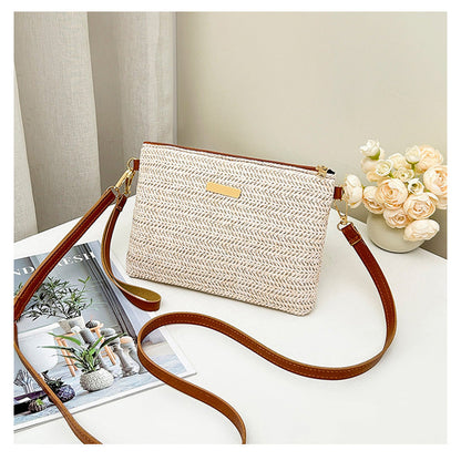 🔥LAST DAY 50% OFF - Women's Woven Straw Shoulder Clutch Bag👜