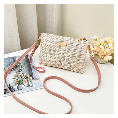 🔥LAST DAY 50% OFF - Women's Woven Straw Shoulder Clutch Bag👜