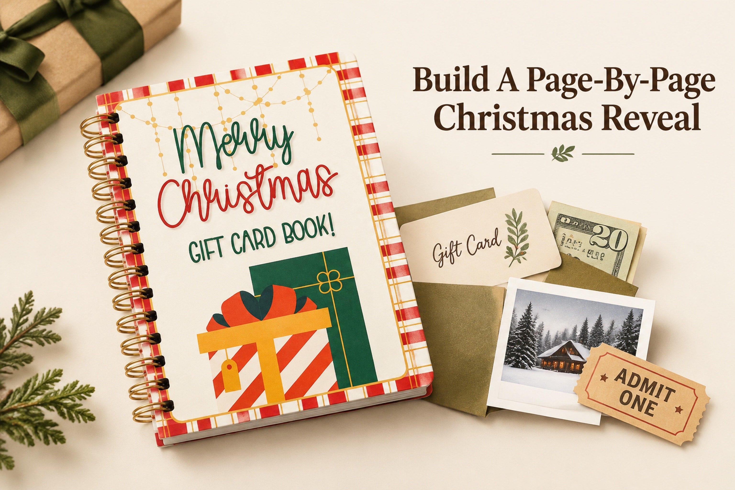 A plain gift card in an envelope, representing a simple but impersonal holiday gift