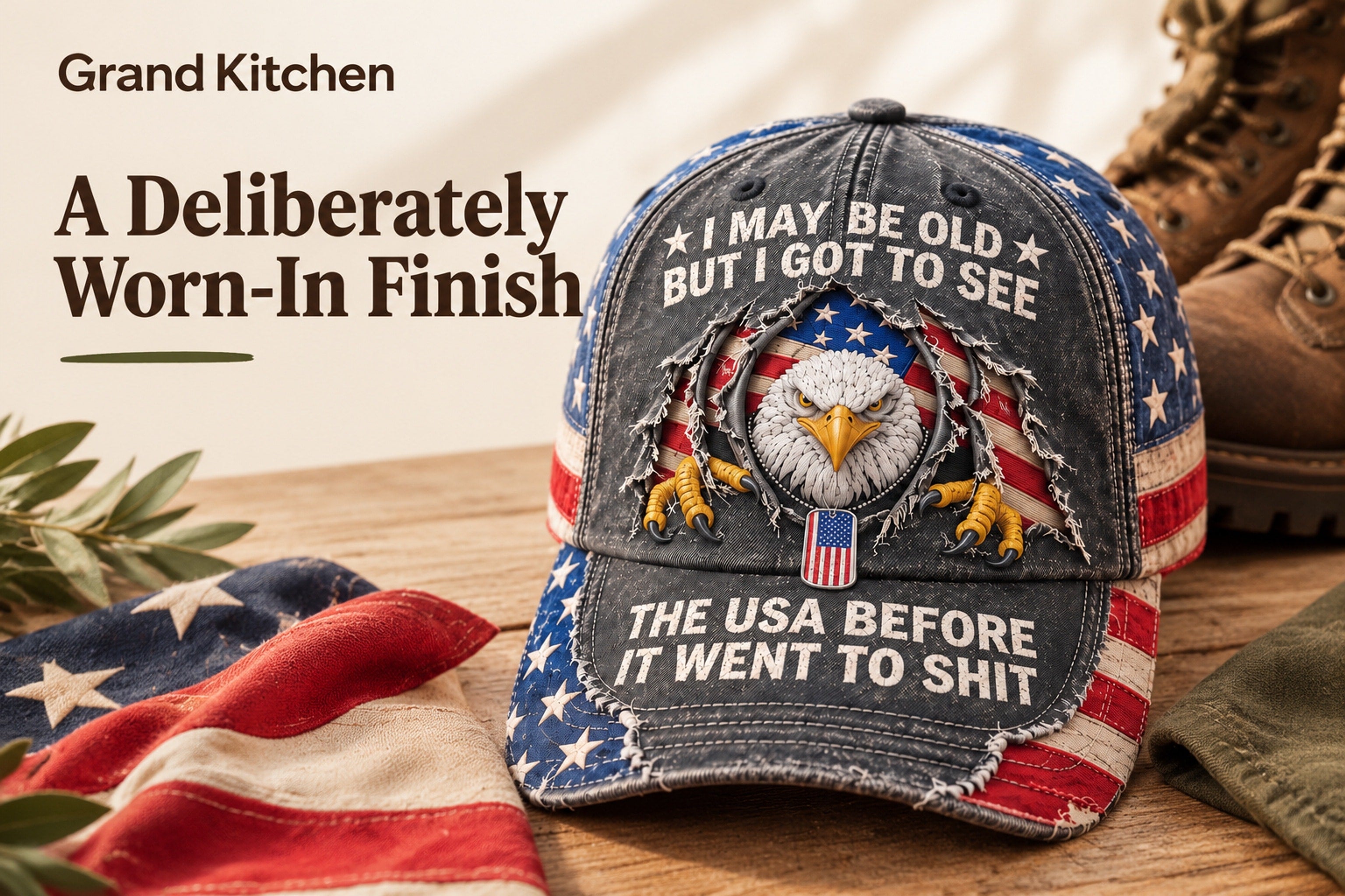 A plain graphic cap that does not reflect a recipient’s specific style